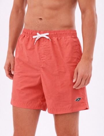 Short de baie River Island, corai