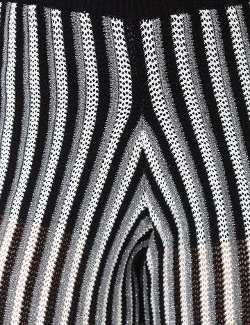 Pantaloni River Island, alb/negru