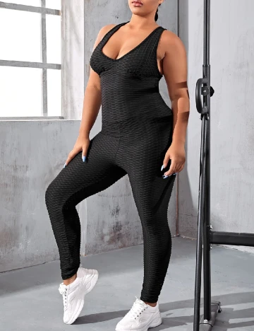 Salopeta SHEIN CURVE, negru