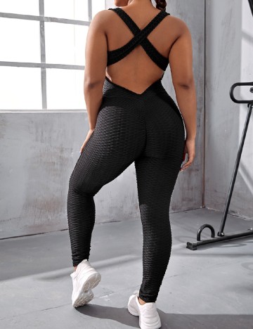 Salopeta SHEIN CURVE, negru