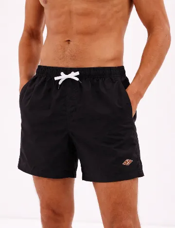 Short de baie River Island, negru