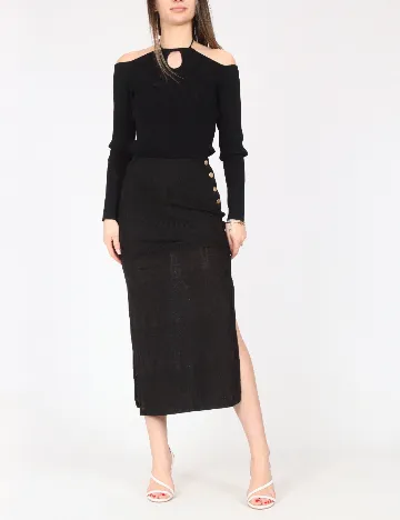 Fusta River Island, negru