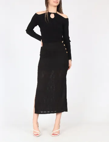 Fusta River Island, negru