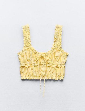 Top Zara, galben