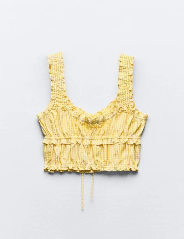 Top Zara, galben