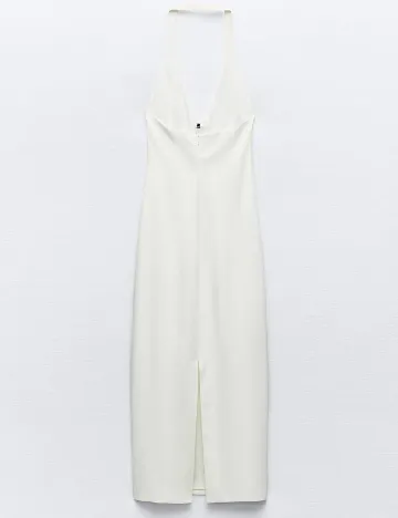 Rochie medie Zara, alb