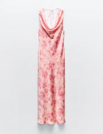 Rochie lunga Zara, roz