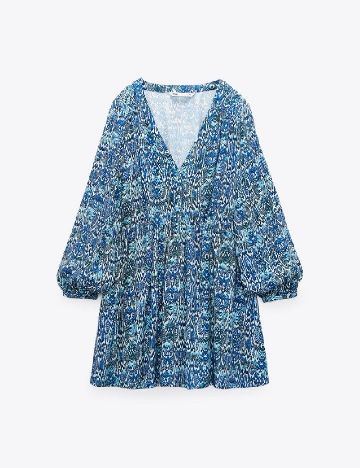 Rochie scurta Zara, albastru