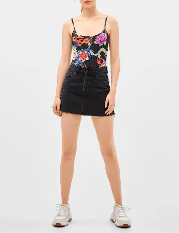 Body Bershka, negru