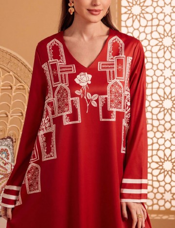 Rochie lunga SHEIN, rosu