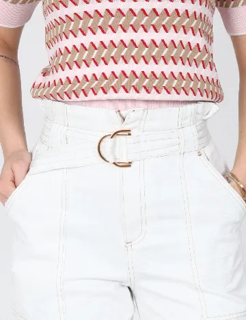 Pantaloni River Island, alb