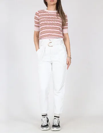 Pantaloni River Island, alb