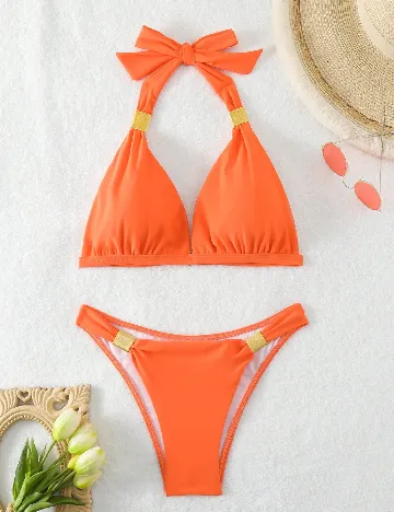 Costum de baie SHEIN, portocaliu