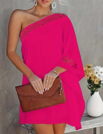 Rochie scurta SHEIN, roz