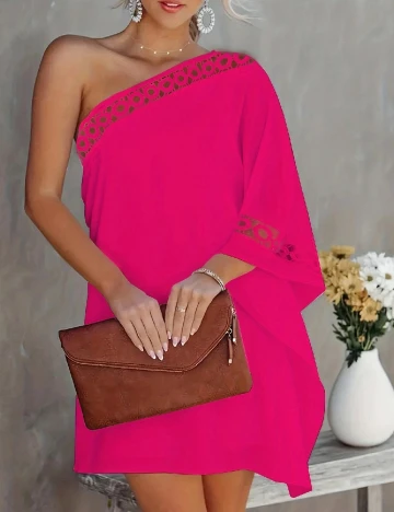 Rochie scurta SHEIN, roz