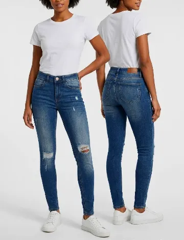 Blugi River Island, albastru