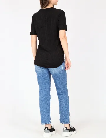 Tricou River Island, negru