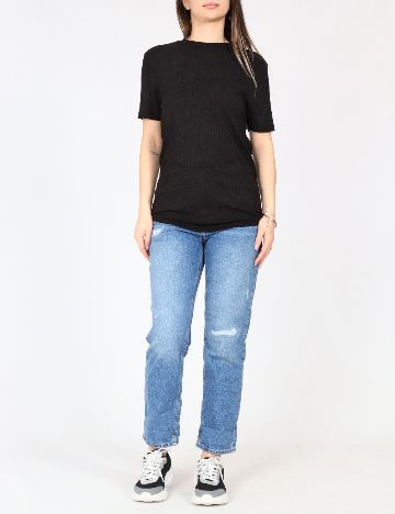 Tricou River Island, negru