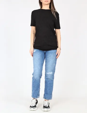Tricou River Island, negru