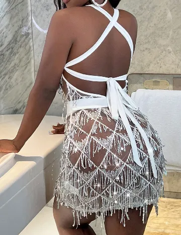 Rochie scurta SHEIN, alb