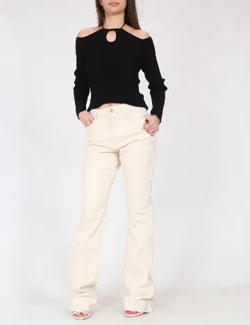 Blugi River Island, ecru