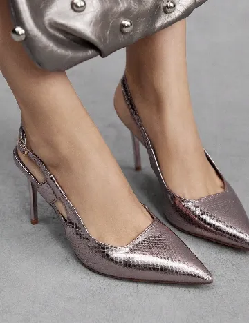 Pantofi Cuccoo, argintiu