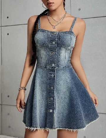 Rochie scurta SHEIN, albastru