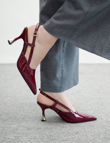 Pantofi Cuccoo, visiniu