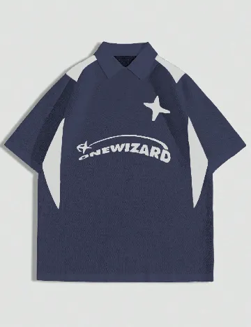 Bluza Romwe, albastru