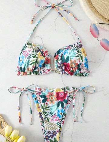 Costum de baie SHEIN, mix culori