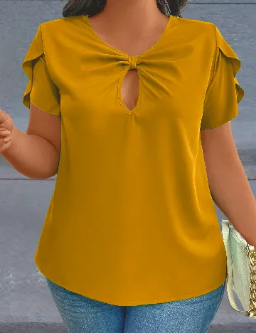 Bluza SHEIN CURVE, galben