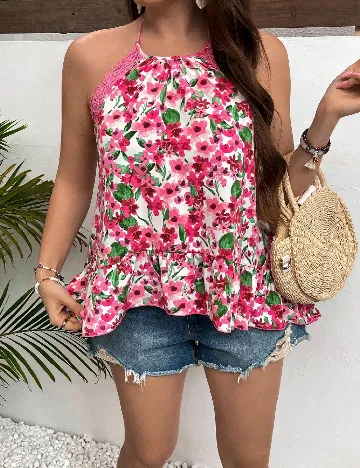 Bluza SHEIN CURVE, floral