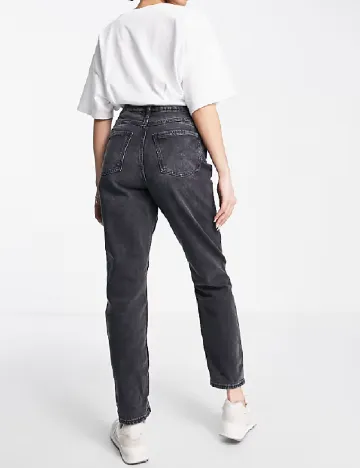 Blugi River Island, gri inchis