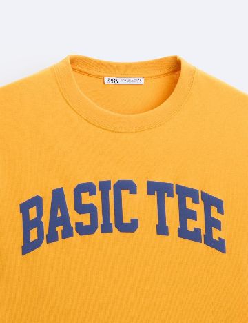 Tricou Zara, portocaliu