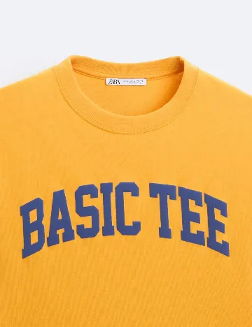 Tricou Zara, portocaliu