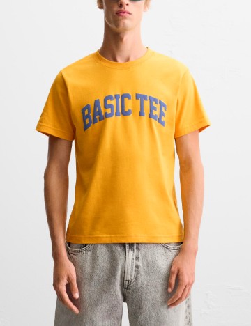 Tricou Zara, portocaliu