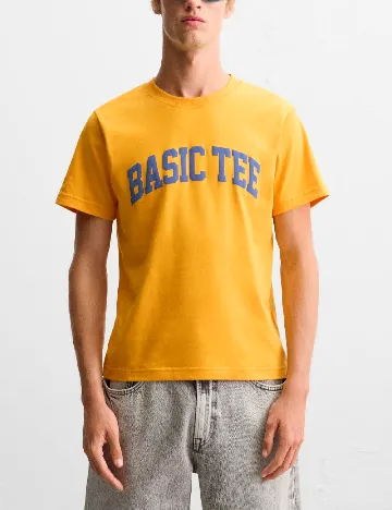 Tricou Zara, portocaliu