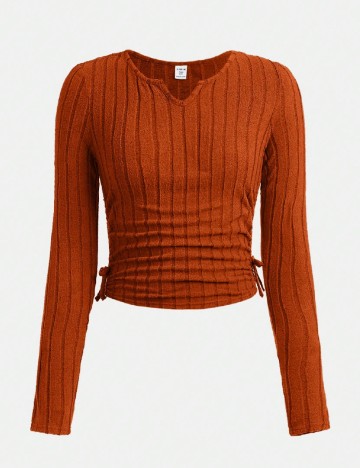 Bluza Shein Kids, portocaliu