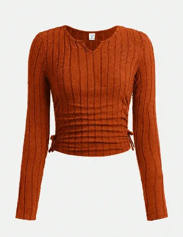 Bluza Shein Kids, portocaliu