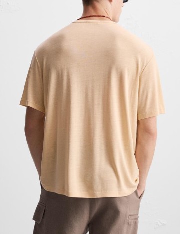 Tricou Oversize Zara, piersica