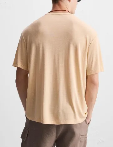 Tricou Oversize Zara, piersica