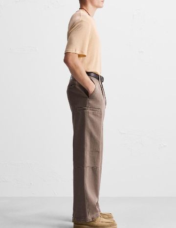 Tricou Oversize Zara, piersica