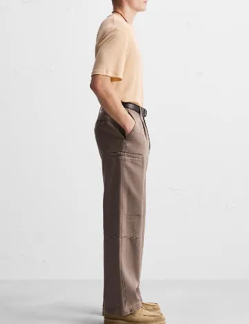 Tricou Oversize Zara, piersica