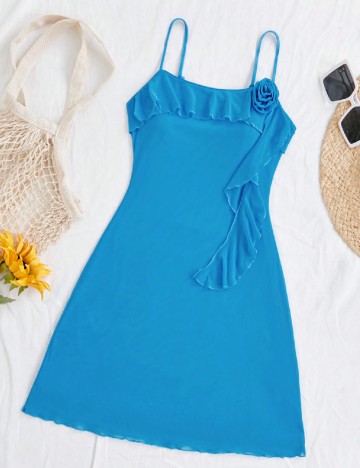 Rochie scurta SHEIN, albastru