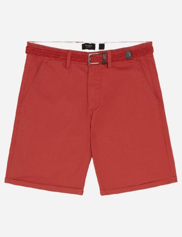 Pantaloni scurti Pull&Bear, rosu