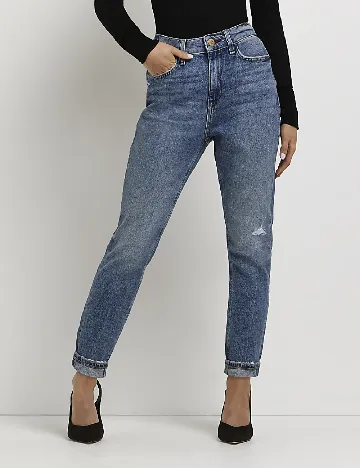 Blugi River Island, albastru