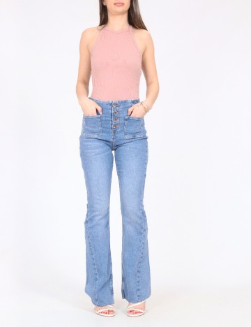 Blugi River Island, albastru