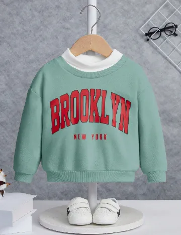 Bluza Shein Kids, verde