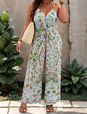 Salopeta SHEIN CURVE, mix culori