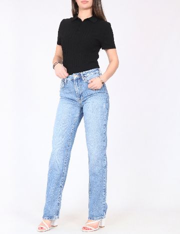 Blugi River Island, albastru